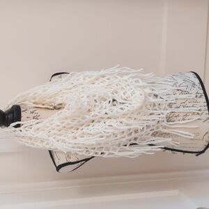 Cross Knit Infinity Scarf